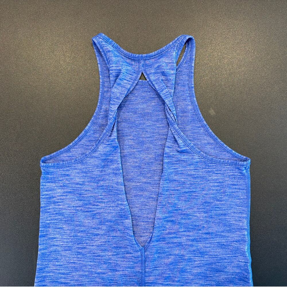 Lululemon Twist Back Racerback Tank Top, Heathered Blue, Women's Small (est.) - Picture 5 of 5